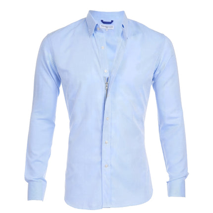 Peter Heren Overhemd Celoura-Boutique  Slim Fit met Verborgen Rits