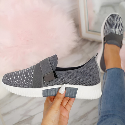 Kimberley | Dames Sneakers | Slip-On met Klittenband