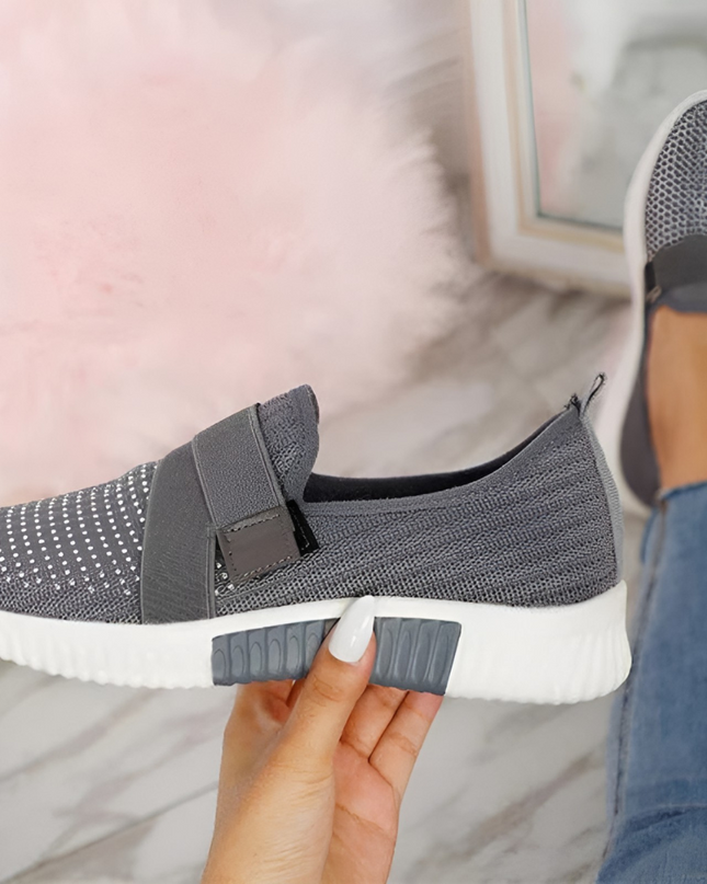 Kimberley | Dames Sneakers | Slip-On met Klittenband