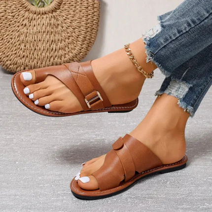 Kassandra | Dames Sandalen | Verstelbare Anti-Hallux Ondersteuning