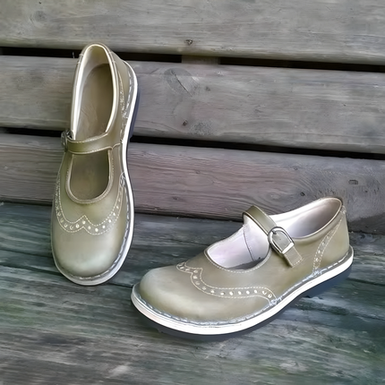 Madeline | Dames Mary Jane Schoenen | Vintage Stijl met Brogue-Details
