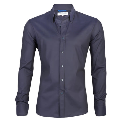 Peter Heren Overhemd Celoura-Boutique  Slim Fit met Verborgen Rits