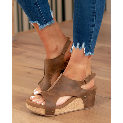 Esmee | Dames Sandalen | Vegan PU-Lederen Design met Ergonomisch Voetbed