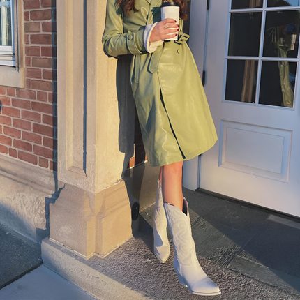 Britt | Dames Cowboylaarzen | Metallic en Trendy
