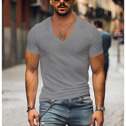 Lewin | Heren T-shirt | V-hals met Slim Fit en Veelzijdig Design