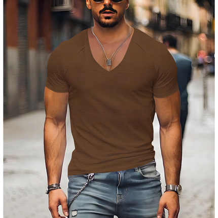 Lewin | Heren T-shirt | V-hals met Slim Fit en Veelzijdig Design