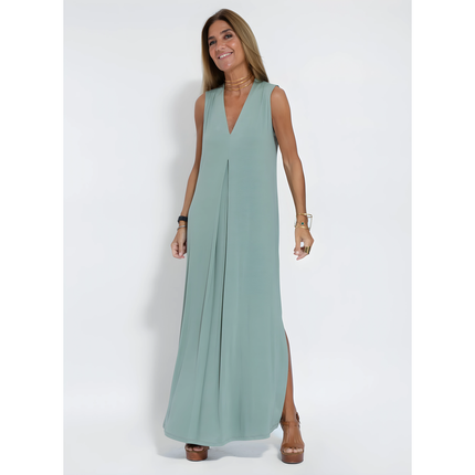 Nixie | Dames Lange Jurk | Met Gilet