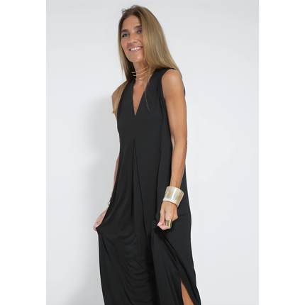 Nixie | Dames Lange Jurk | Met Gilet