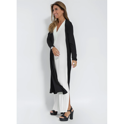 Nixie | Dames Lange Jurk | Met Gilet