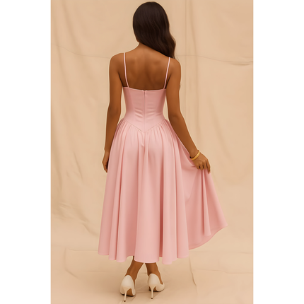 Verena | Dames Midi Jurk | Corsetstijl Verstelbaar