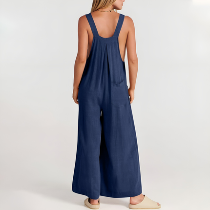 Serilda | Dames Jumpsuit | Wijde Pijpen Verstelbaar