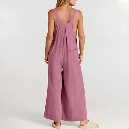 Serilda | Dames Jumpsuit | Wijde Pijpen Verstelbaar