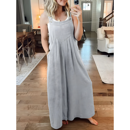 Serilda | Dames Jumpsuit | Wijde Pijpen Verstelbaar