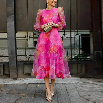 Tinley | Dames Jurk | Bloemenprint Elegant