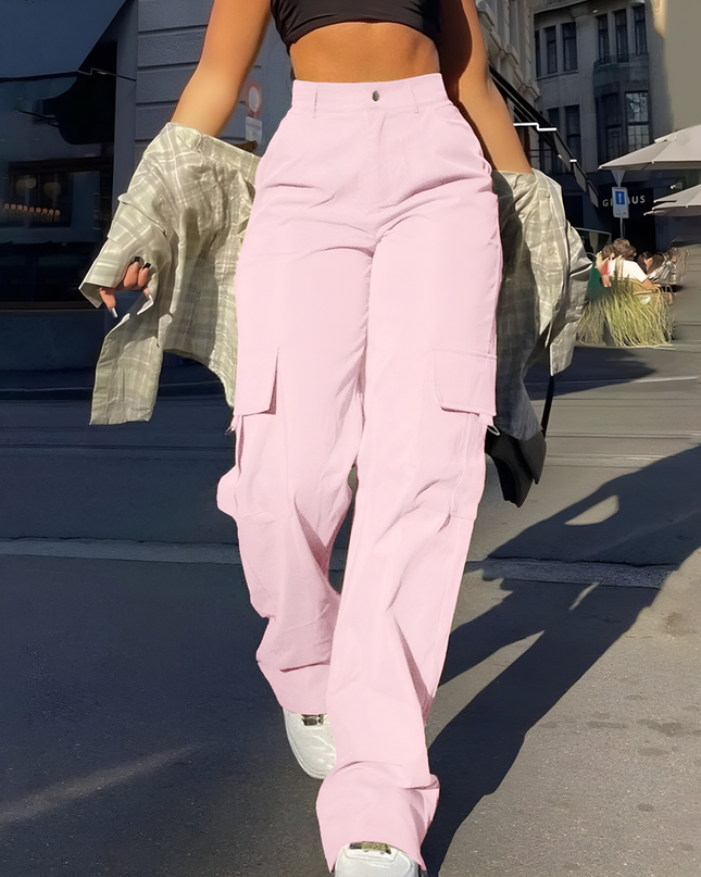 Waverly | Dames Cargobroek | Hoge Taille Comfort