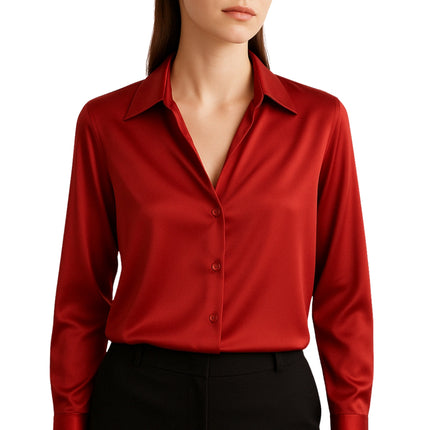 Zoë | Dames Blouse | Getailleerd met Lange Mouwen