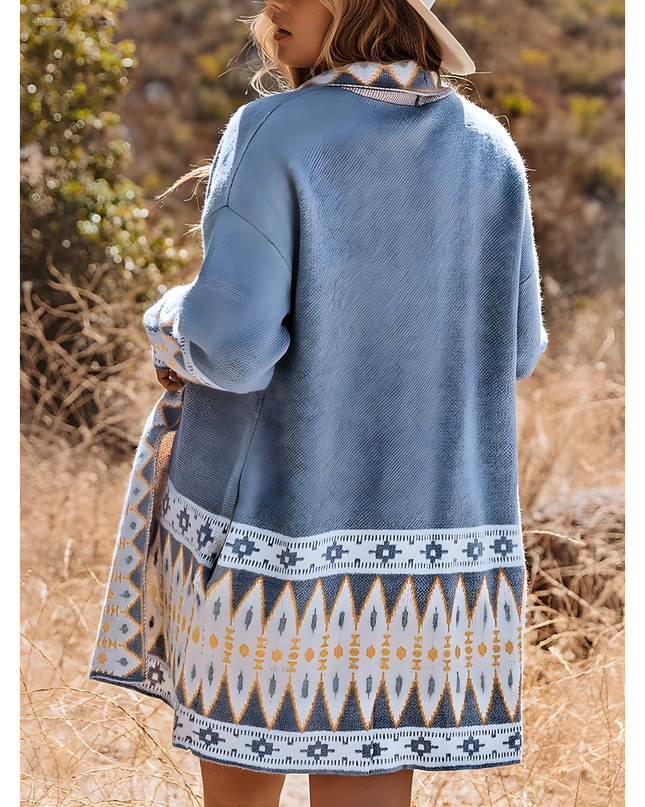 Theonie | Dames Vest | Met Aztekenprint