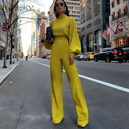 Odelina | Dames Jumpsuit | Met Halve Kraag