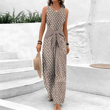 Sienna | Dames Jumpsuit | V-hals Verstelbare Taille