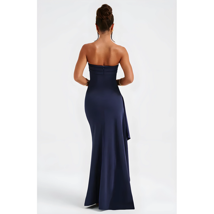 Runa | Dames Maxi Jurk | Off-Shoulder Met Twist
